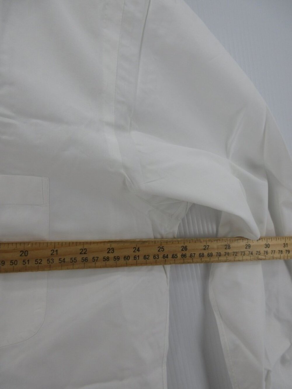 Luigi Borrelli Shirt 17.5 Button Up Dress Shirt Quiet Luxury Italy - Picture 6 of 12